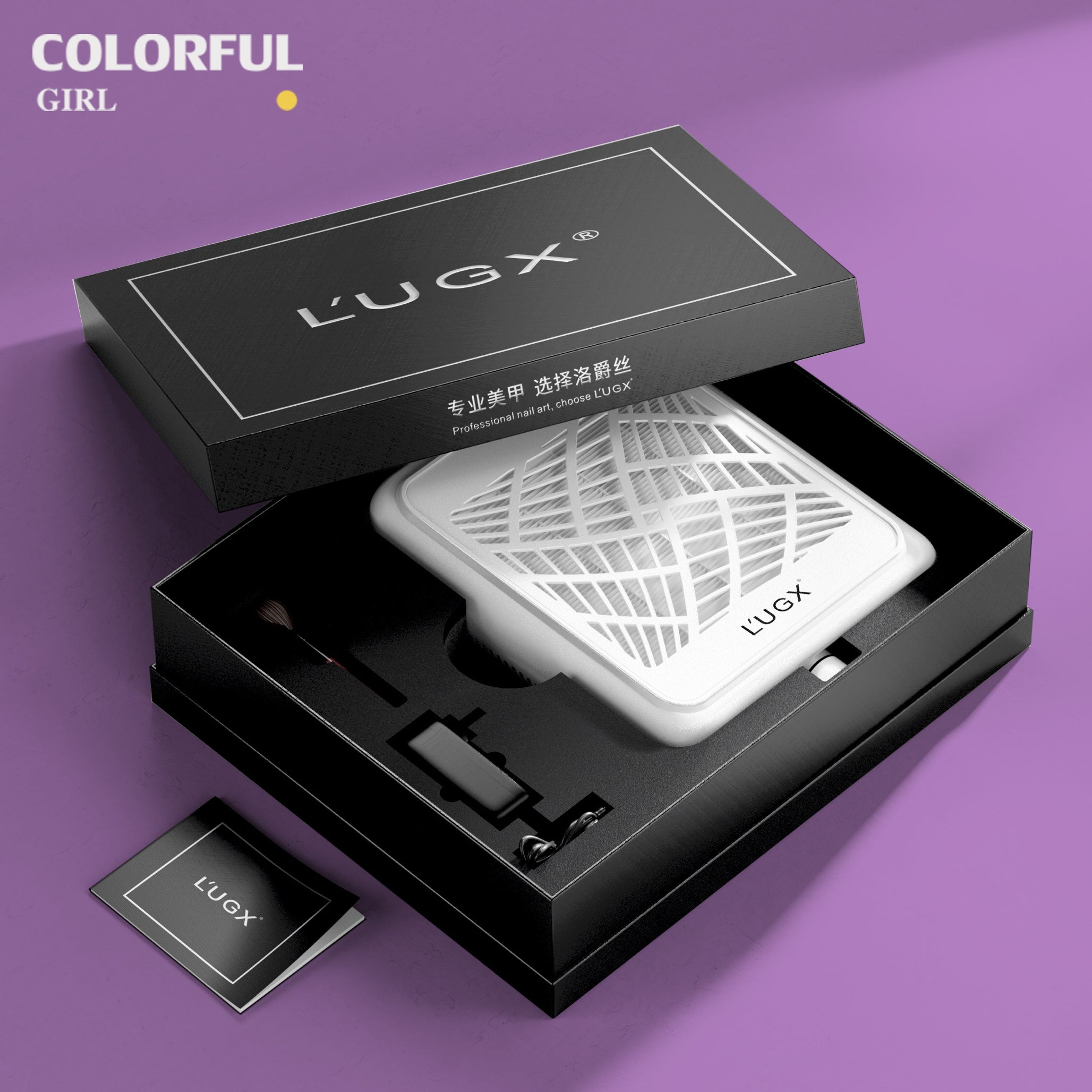 LUGX LG622s/ LG622  เครื่องดูดฝุ่นเล็บ เครื่องดูดฝุ่นไร้สาย และมีเเบตเตอรี่ ดูดเเรง เสียงเบา   (LG622sรุ่นชาร์จไฟได้ ) (LG622รุ่นเสียบปลั๊ก)