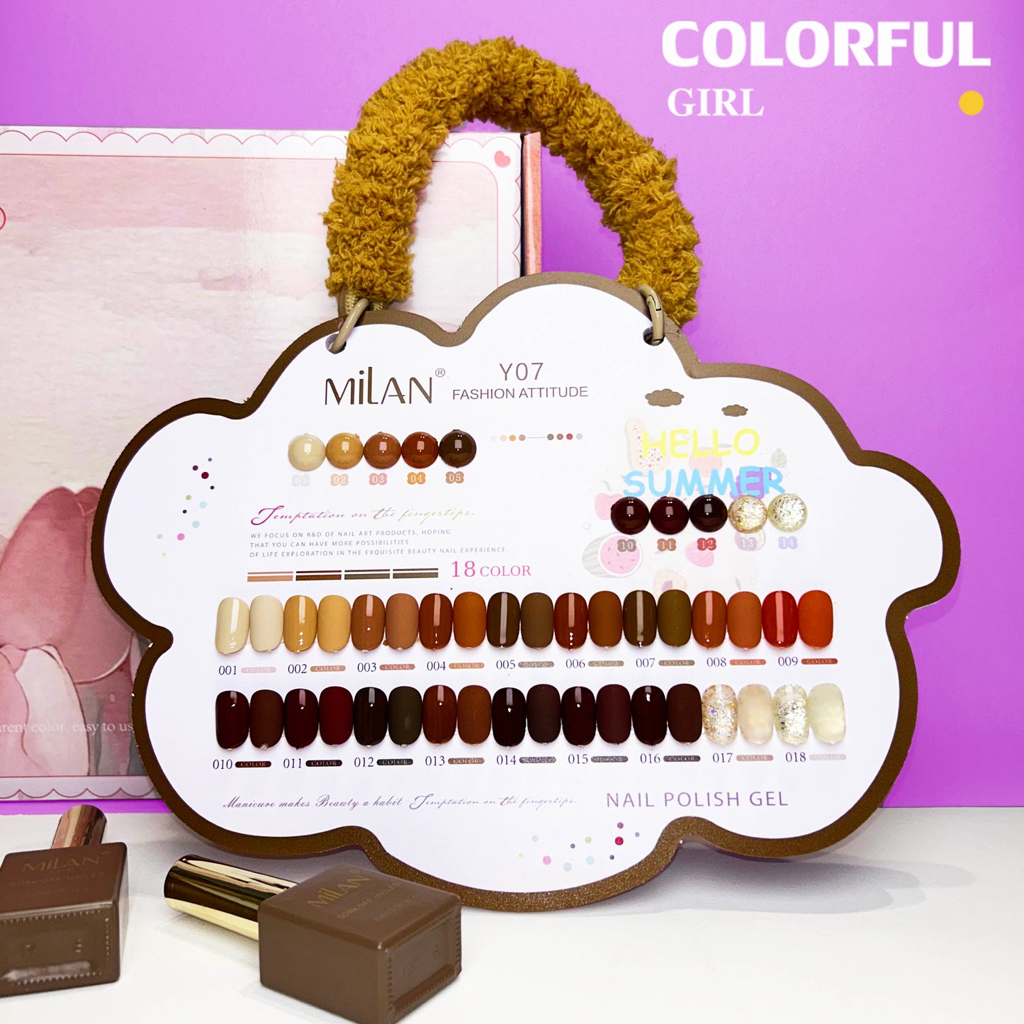 สีเจล Milan New🎉  มาใหม่18สีพาสเทลพร้อมส่งMilan มาใหม่18สีพาสเทลพร้อมส่งMilan มาใหม่18สี แถมชาร์ทสี น่ารัก