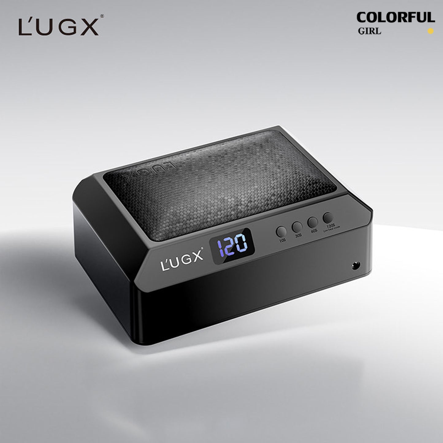 L’UGX  รุ่นLG-205 72 วัตต์ เครื่องอบเล็บเจล (ถอดถาดได้) ใหม่ล่าสุด สีดำ / สีขาว /สีชมพู   มีเบาะรองมือในตัว