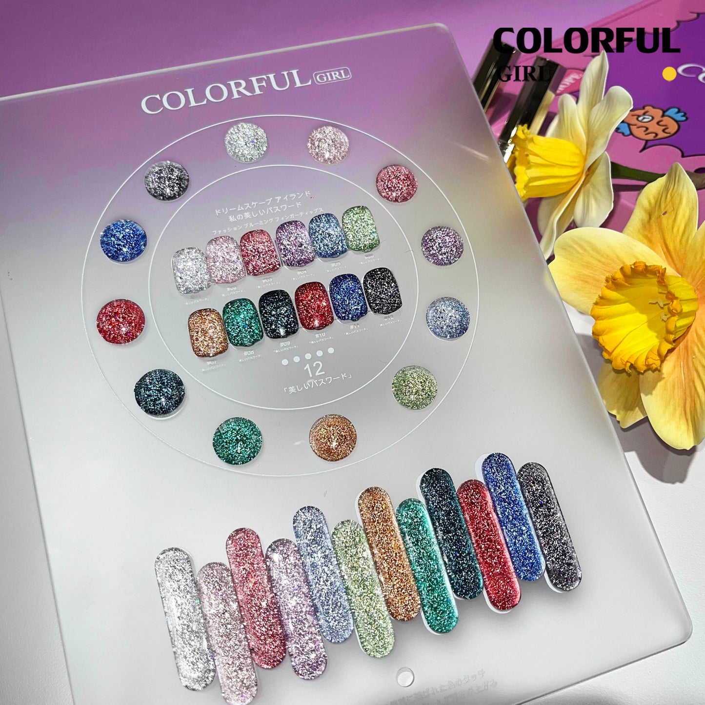 สีเจล Colorful girl  New🎉  มาใหม่12สีพาสเทลพร้อมส่งCOLORFUL GIRL  มาใหม่12สีพาสเทลพร้อมส่งCOLORFUL GIRL มาใหม่12สี แถมชาร์ทสี น่ารัก