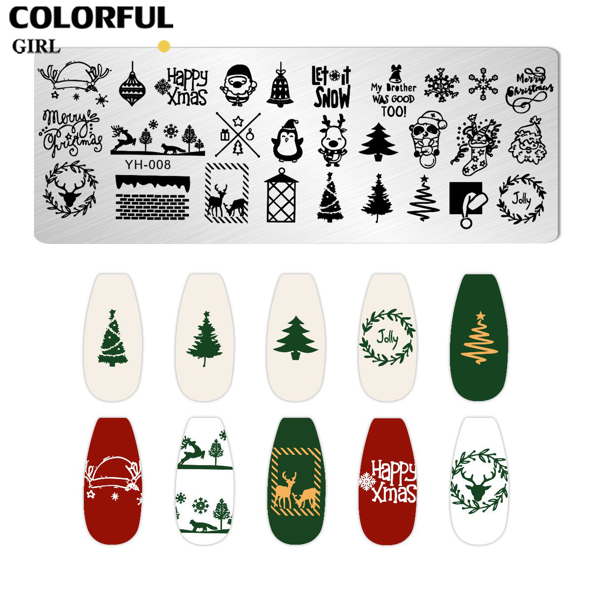 Stamping plate แผ่นปั้มลาย เพ้นท์ลาย ลายฉลุพิมพ์เล็บ  ( มีหลายลายให้เลือก )