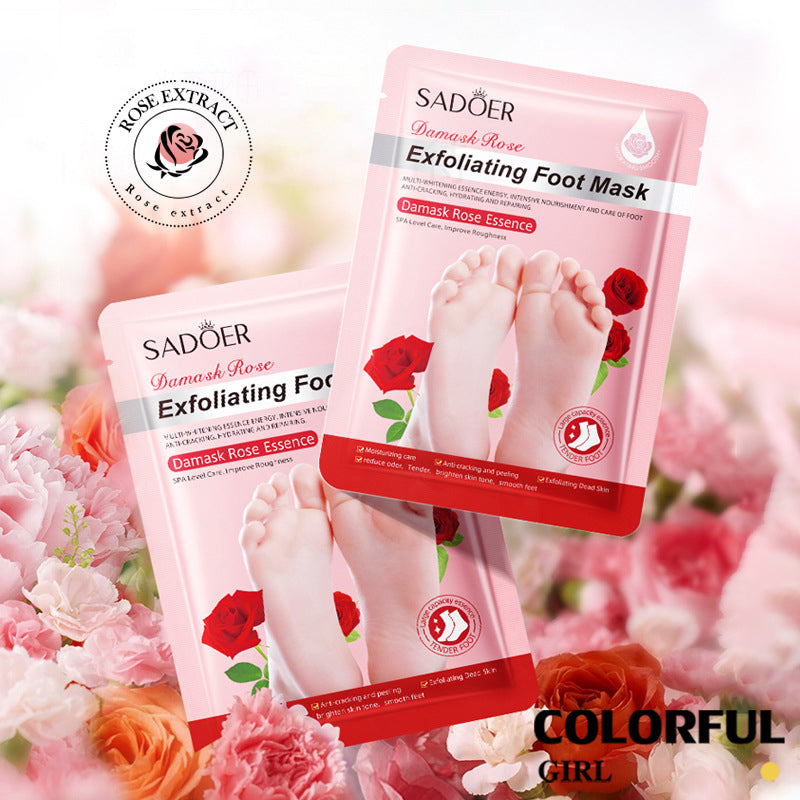 【10คู่】มาส์กมือ มาส์กเท้า ✨ นมแพะ / วิตามินซี / กุหลาบ / ลาเวนเดอร์ / ว่านหางจระเข้ บำรุงล้ำลึก เติมความชุ่มชื้น มือเท้านุ่มชุ่มชื้น ผิวดูเรียบเนียนกระจ่างใส