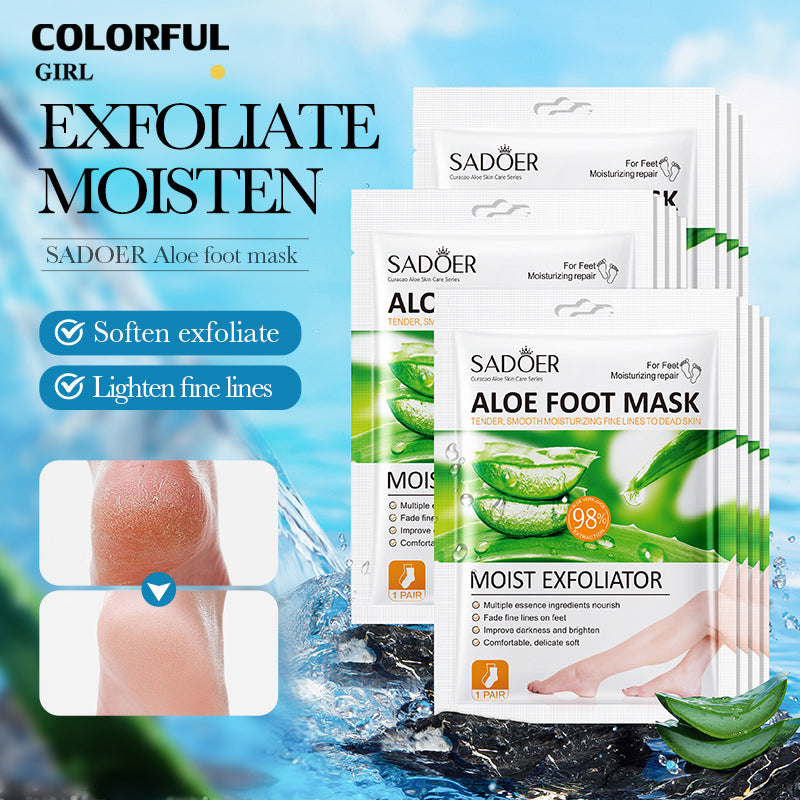 【10คู่】มาส์กมือ มาส์กเท้า ✨ นมแพะ / วิตามินซี / กุหลาบ / ลาเวนเดอร์ / ว่านหางจระเข้ บำรุงล้ำลึก เติมความชุ่มชื้น มือเท้านุ่มชุ่มชื้น ผิวดูเรียบเนียนกระจ่างใส