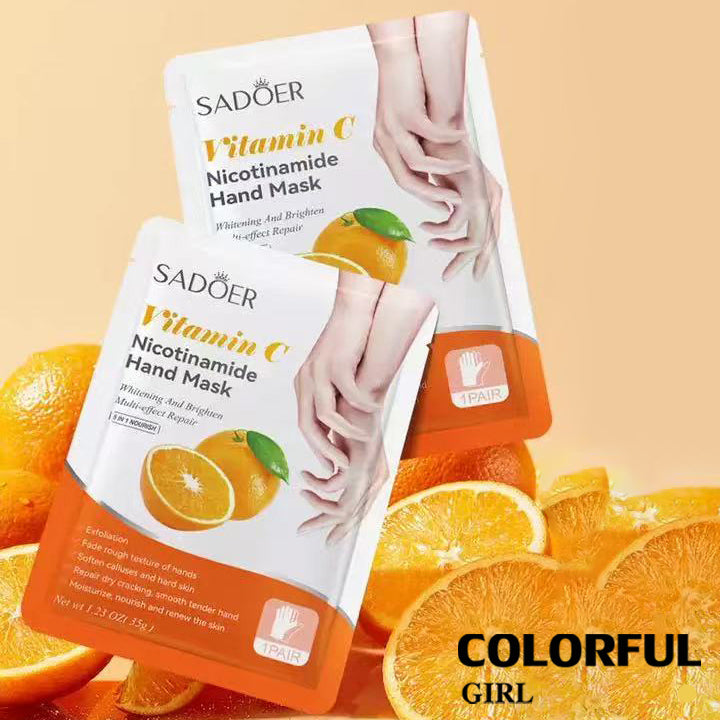 【10คู่】มาส์กมือ มาส์กเท้า ✨ นมแพะ / วิตามินซี / กุหลาบ / ลาเวนเดอร์ / ว่านหางจระเข้ บำรุงล้ำลึก เติมความชุ่มชื้น มือเท้านุ่มชุ่มชื้น ผิวดูเรียบเนียนกระจ่างใส