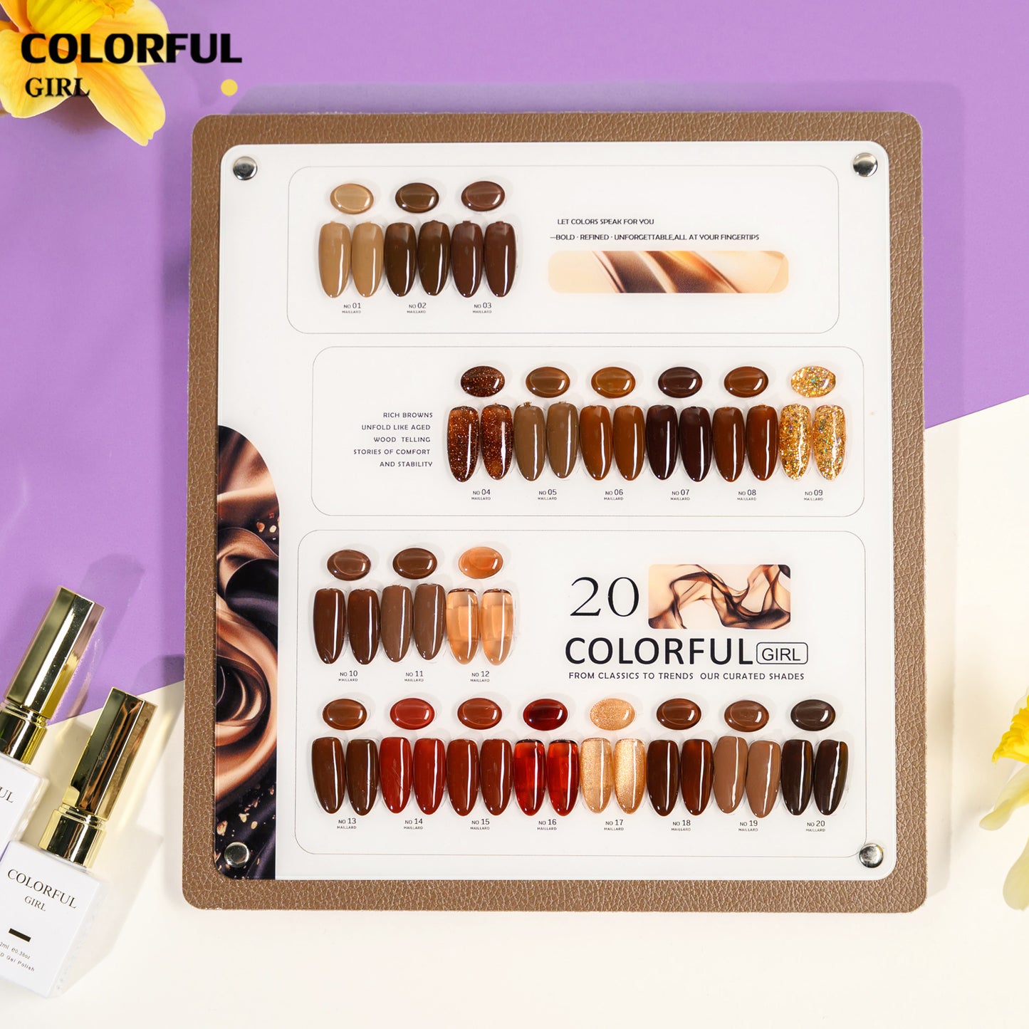 Colorful Girl 20 สี ✨ โทนน้ำตาล / โทนแดง  ฟรีชาร์จ