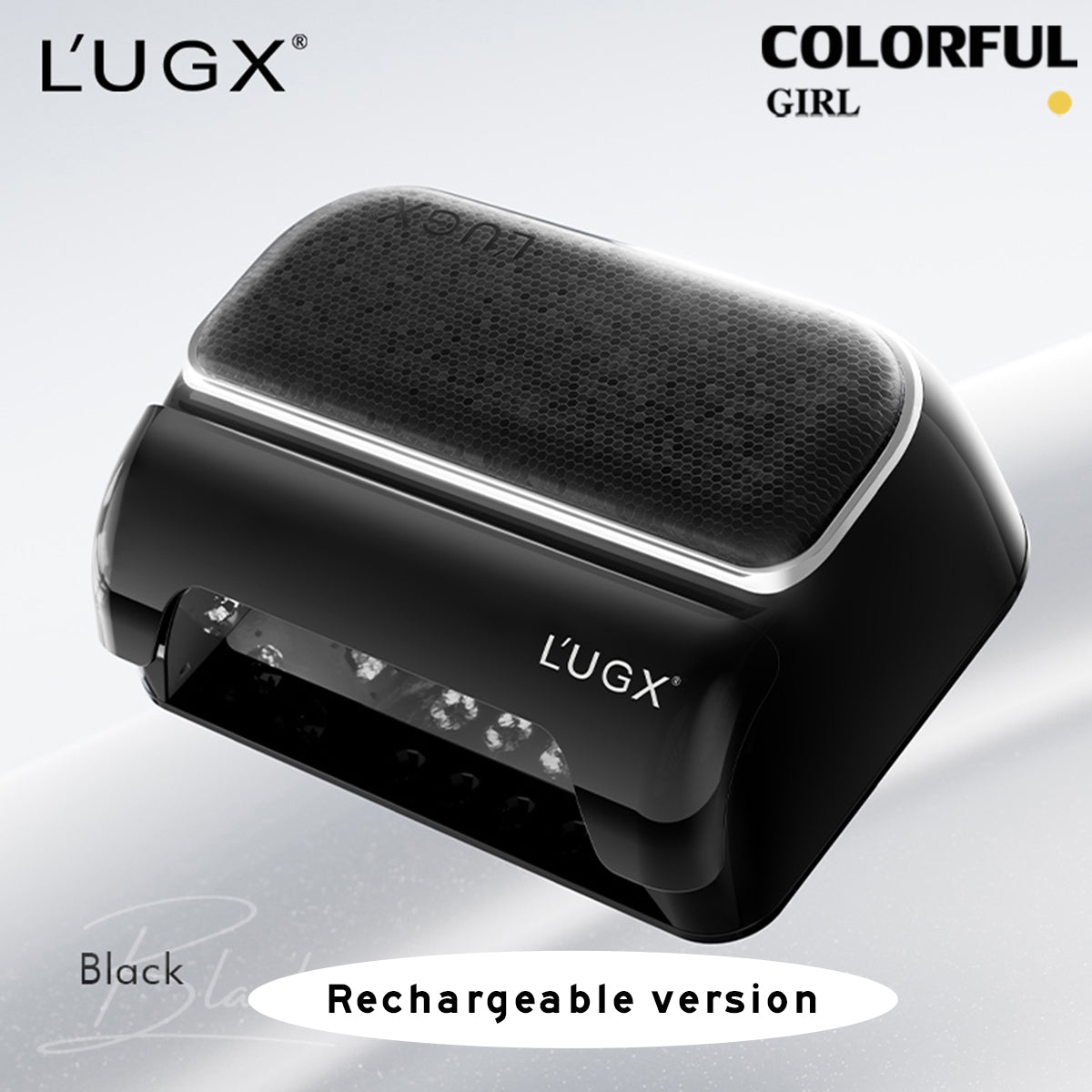 L’UGX LG802 / LG802S เครื่องอบเล็บ UV LED  ดีไซน์ปกป้องสายตา พร้อมเบาะรองมือในตัว  ถนอมผิว ไม่ทำให้มือดำ ถอดฐานได้ มีให้เลือกทั้งรุ่นชาร์จไฟ / รุ่นเสียบปลั๊ก