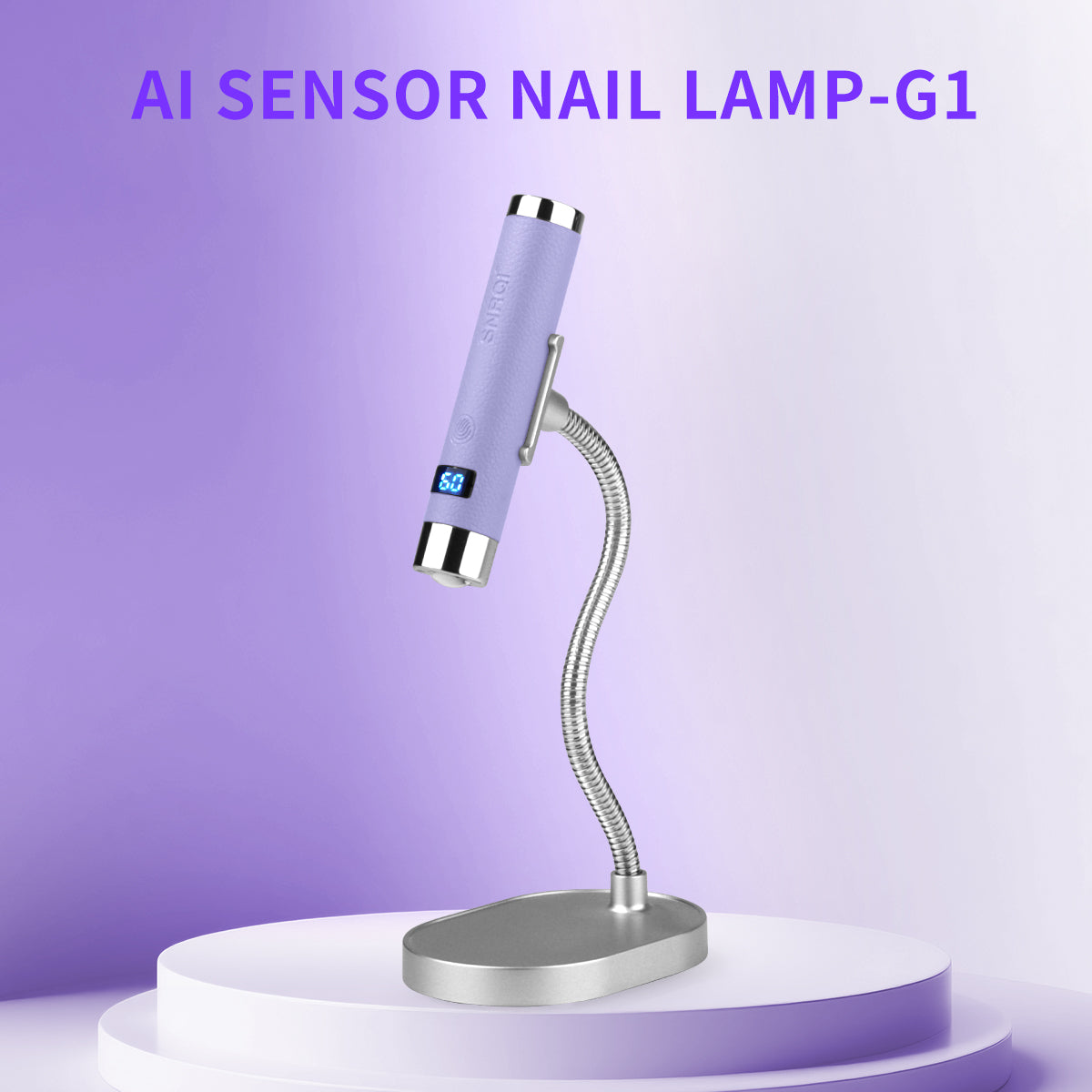 SNRQI G1| ไฟฉายล็อคอะไหล่ และสีเจล | แบต 800mAh · ตั้งเวลา 30/60 วินาที · ขนาดเล็ก พกพาง่าย · ใช้งานสะดวก ไม่เปลืองพื้นที่