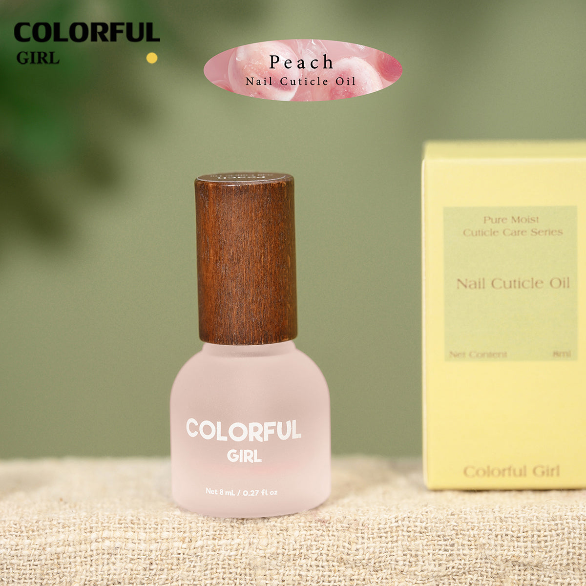 Colorful Cuticle Oil น้ำมันบำรุงเล็บ น้ำมันบำรุงจมูกเล็บ  เพิ่มความชุ่มชื้น ขนาด  8ml กลิ่น แอปเปิ้ล เบอร์รี่ มะลิ พีช กุหลาบ ออสแมนตัส