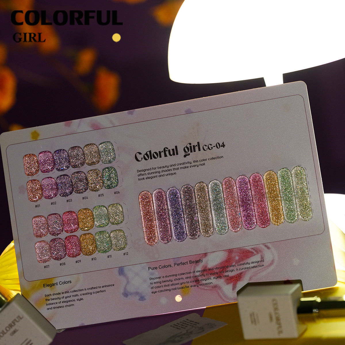สีเจล Colorful girl  New🎉สีเจลแฟลช สีเจลแคทอาย  สีเจลไซรัป   สีเจลสีพื้น  สีเจลกลิซเตอร์  มาใหม่12สีพาสเทลพร้อมส่งCOLORFUL GIRL  มาใหม่12สีพาสเทลพร้อมส่งCOLORFUL GIRL มาใหม่12สี แถมชาร์ทสี น่ารัก