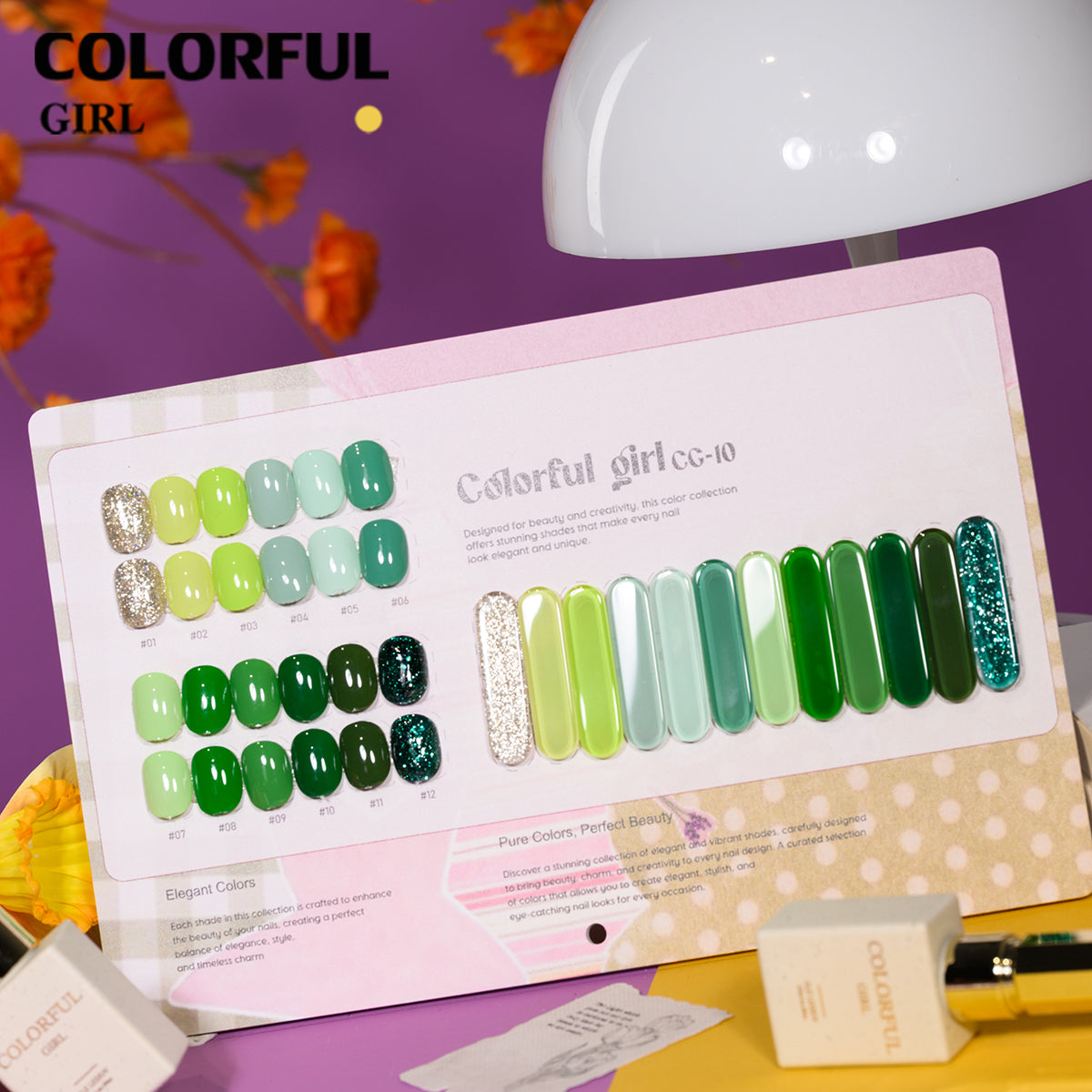 สีเจล Colorful girl  New🎉สีเจลแฟลช สีเจลแคทอาย  สีเจลไซรัป   สีเจลสีพื้น  สีเจลกลิซเตอร์  มาใหม่12สีพาสเทลพร้อมส่งCOLORFUL GIRL  มาใหม่12สีพาสเทลพร้อมส่งCOLORFUL GIRL มาใหม่12สี แถมชาร์ทสี น่ารัก