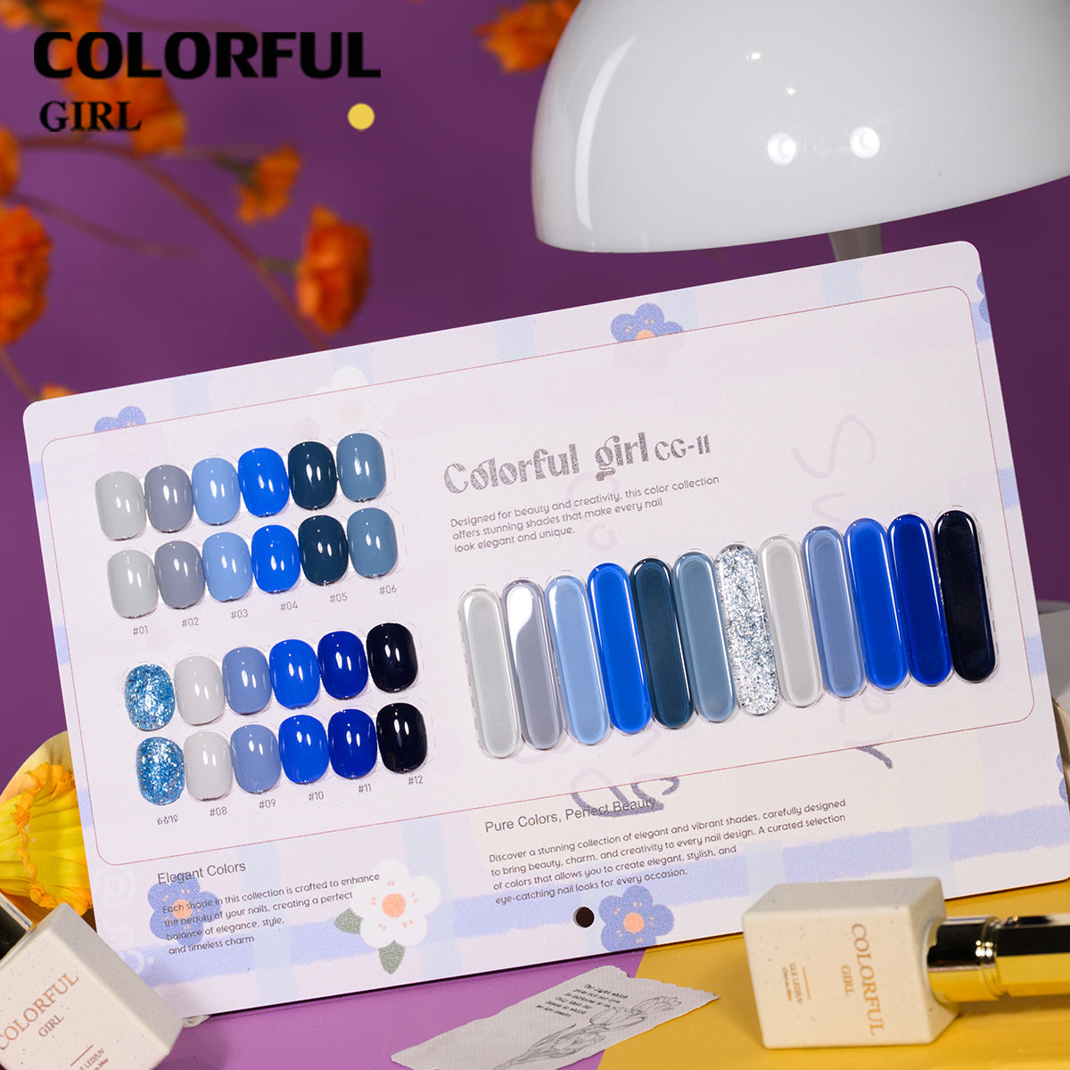 สีเจล Colorful girl  New🎉สีเจลแฟลช สีเจลแคทอาย  สีเจลไซรัป   สีเจลสีพื้น  สีเจลกลิซเตอร์  มาใหม่12สีพาสเทลพร้อมส่งCOLORFUL GIRL  มาใหม่12สีพาสเทลพร้อมส่งCOLORFUL GIRL มาใหม่12สี แถมชาร์ทสี น่ารัก