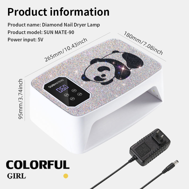 【พร้อมส่ง】SUN MATE90 เครื่องอบเล็บเจล เครื่องอบเล็บ UV LED 90 ดวง | อบไว แห้งเร็วทั่วทั้งมือ | ตั้งเวลา 4 ระดับ | ถอดฐานได้ | ใช้ได้ 2 มือ สะดวกสุดๆ 💎
