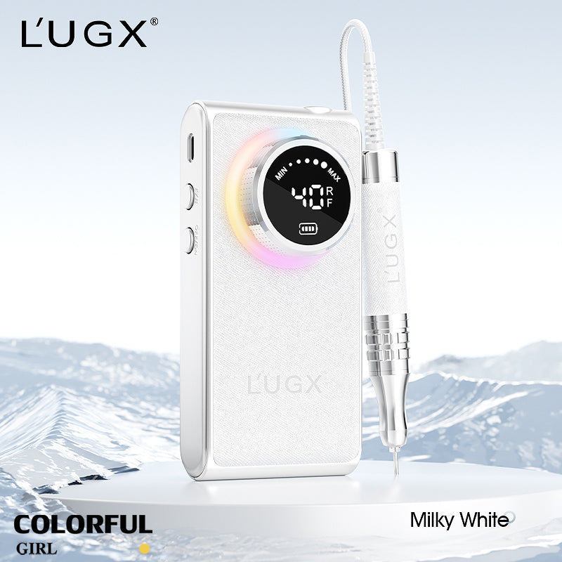 LUGX LG-902 Pro   เครื่องเจียเล็บกันน้ำกันฝุ่น รุ่นใหม่｜40,000RPM｜มอเตอร์ไร้แปรงถ่าน｜แรงบิดสูง 480g.cm｜แบตเตอรี่ 2200mAh