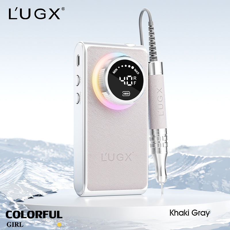 LUGX LG-902 Pro   เครื่องเจียเล็บกันน้ำกันฝุ่น รุ่นใหม่｜40,000RPM｜มอเตอร์ไร้แปรงถ่าน｜แรงบิดสูง 480g.cm｜แบตเตอรี่ 2200mAh