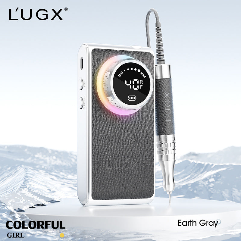 LUGX LG-902 Pro   เครื่องเจียเล็บกันน้ำกันฝุ่น รุ่นใหม่｜40,000RPM｜มอเตอร์ไร้แปรงถ่าน｜แรงบิดสูง 480g.cm｜แบตเตอรี่ 2200mAh