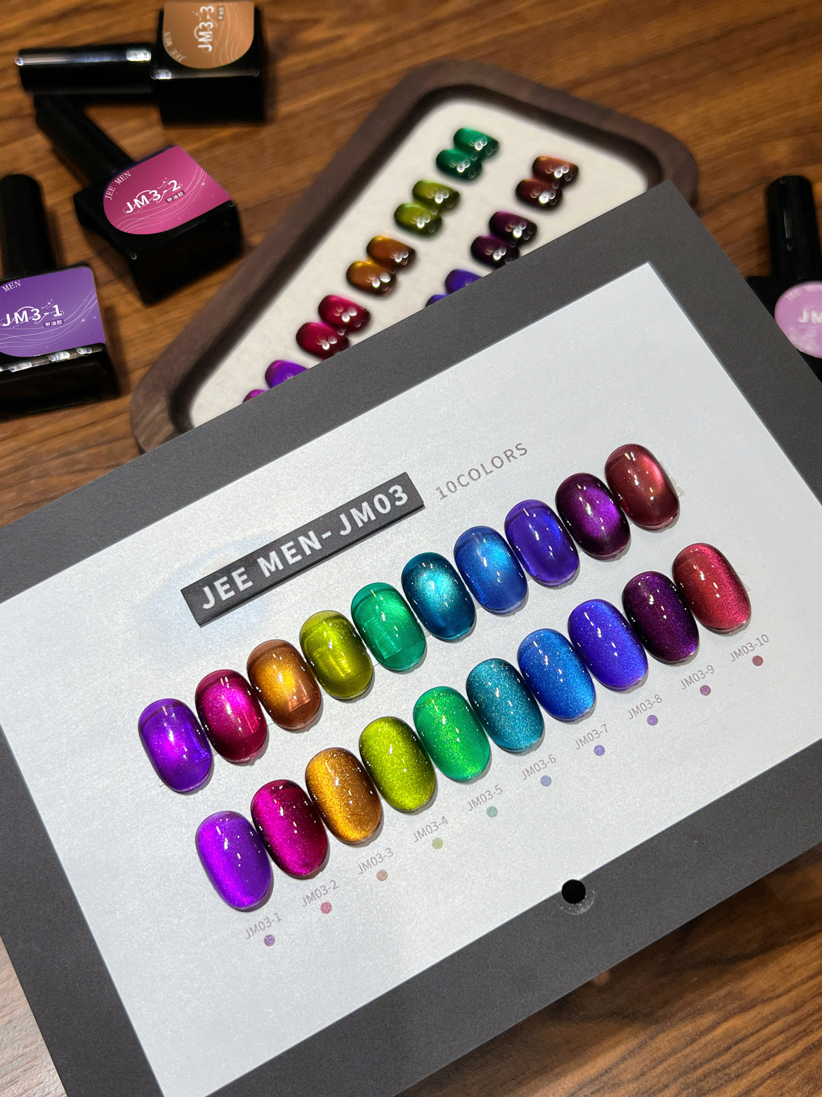 🔥【พร้อมส่ง｜โปรโมชั่นพิเศษ｜ราคาสุดคุ้ม】Vendeeni Nail สีเจลแฟลช Cat Eye สีเจลแคทอาย สีเจลไซรัป สีเจลสีพื้น UV/LED หลายสี พร้อมชาร์ตสำเร็จรูป
