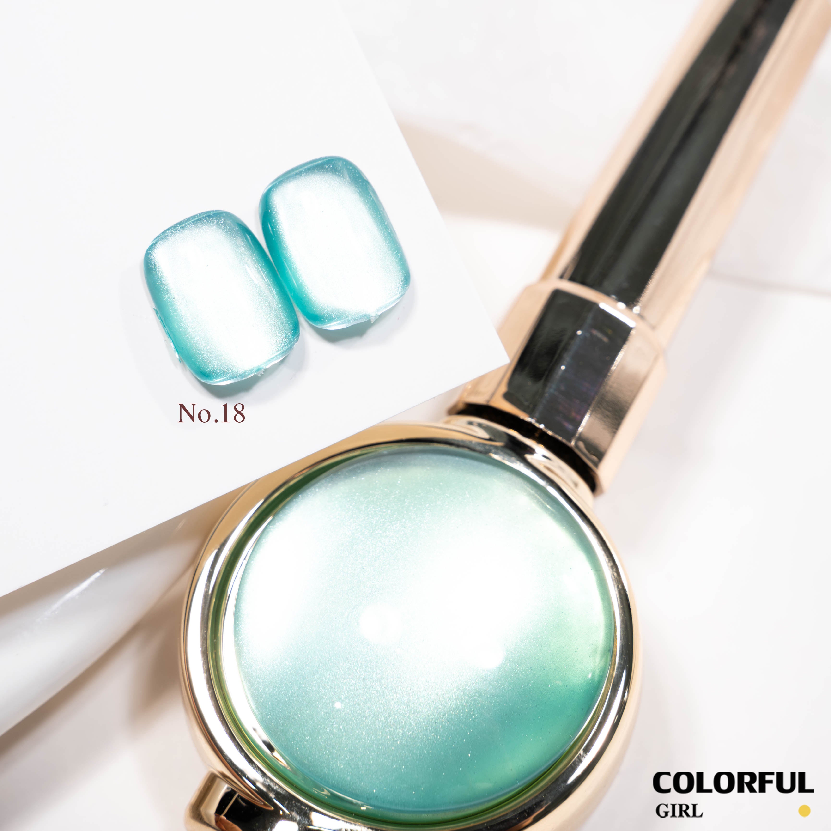 【พร้อมส่ง】แบบแยกขวด Milan Cat Eye สีเจลแคทอาย โทนสีลูกแก้ว เจลทาเล็บ UV/LED 30 สี แยกขวด รหัสสี 01-30 ใช้ร่วมกับแม่เหล็ก