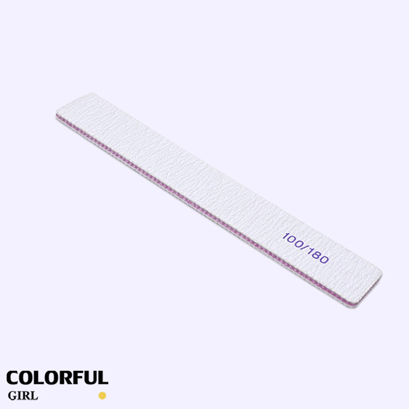 【พร้อมส่ง】ตะไบเล็บ ตะไบสองหน้า 100/180 และ 180/240 Grit บล็อกขัดเล็บ ตะไบบัฟ ตะไบหยาบ–ละเอียด สำหรับเตรียมหน้าเล็บ ต่อเล็บเจล และถอดสีเจล ขายแยกชิ้น