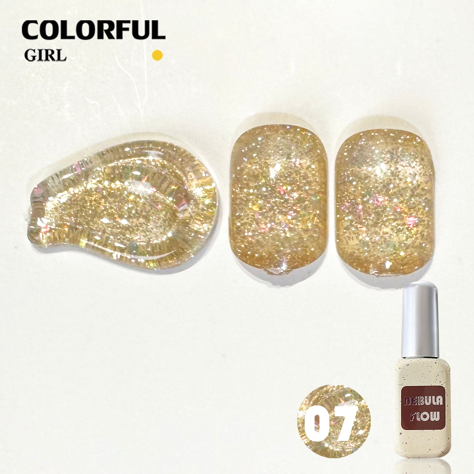 NebulNFlow 24สี สีเแฟลช แบบแยกขวด ｜ สีแฟลช