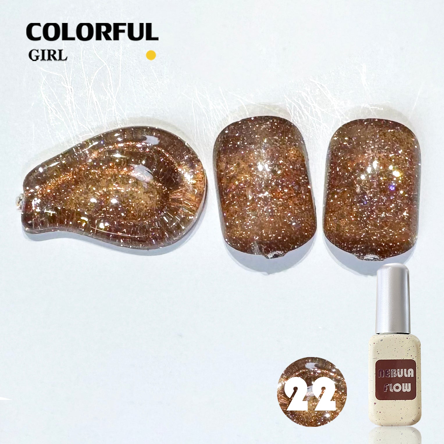 NebulNFlow 24สี สีเแฟลช แบบแยกขวด ｜ สีแฟลช