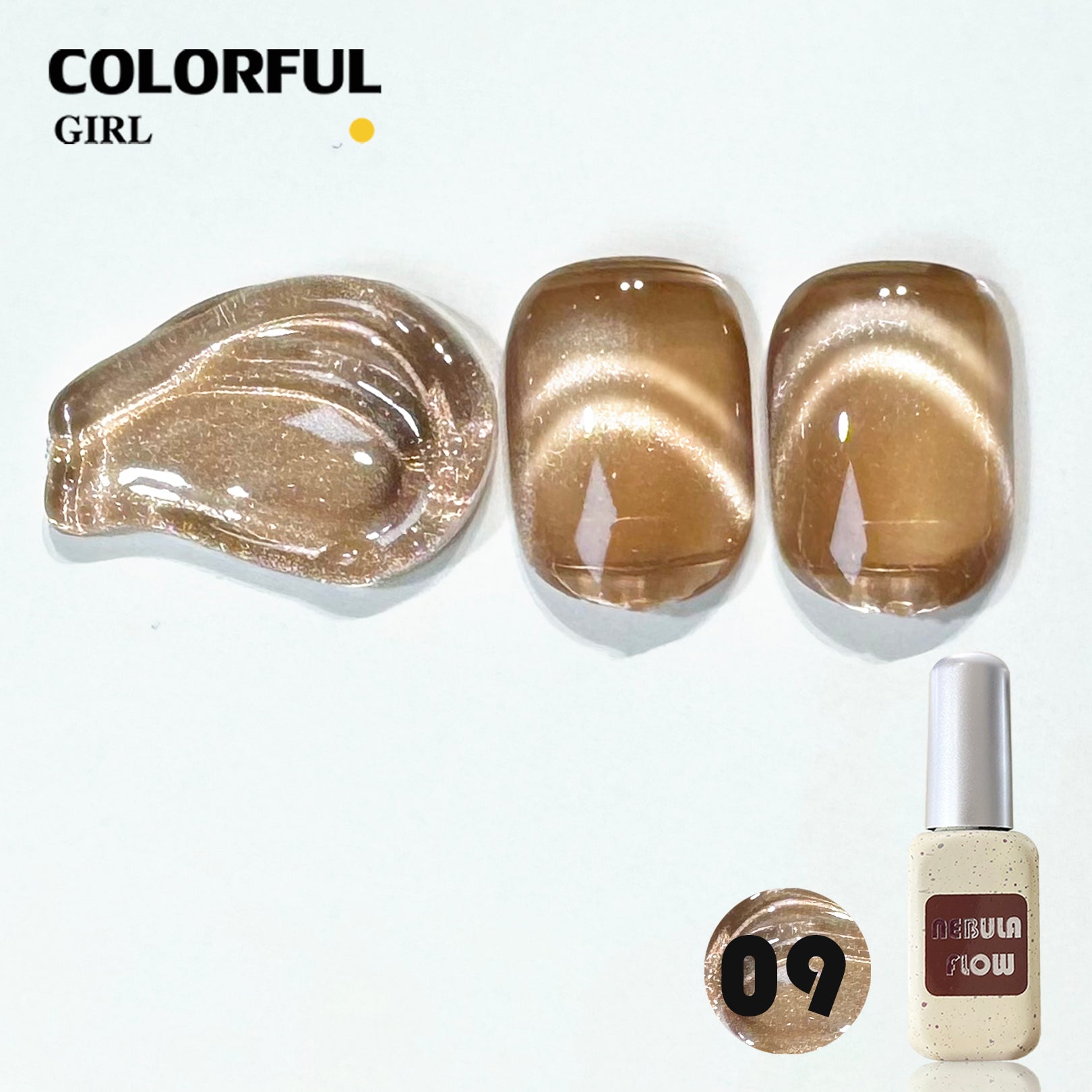 【พร้อมส่ง】NF-019|เบอร์ 1-24 สีเจลแคทอายเนื้อซาติน NebulNFlow｜แบบแยกขวด สีเจลแคทอาย สีแน่น วิบวับ สีลูกแก้ว สวยมาก ต้องอบ ส่งไว