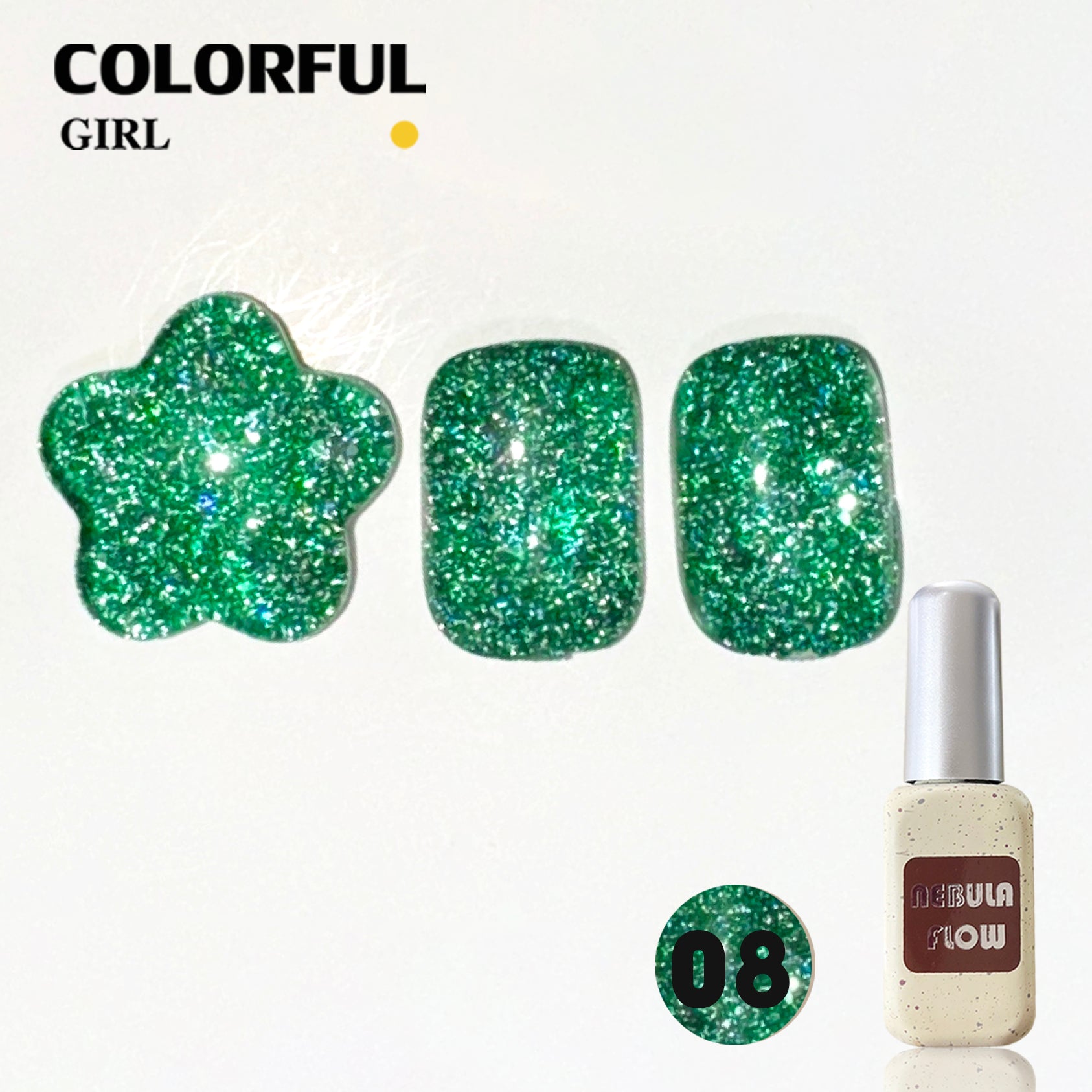 NebulNFlow เบอร์ 1-12 แบบแยกขวด สีเจลแฟลช