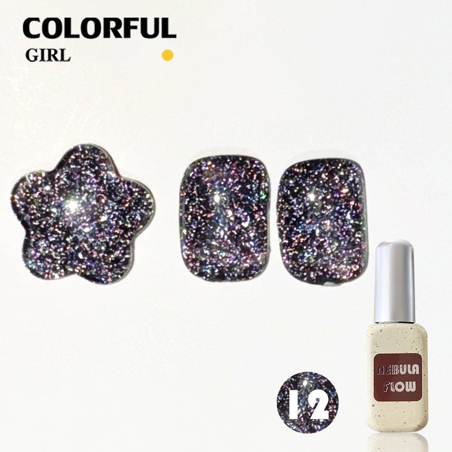 NebulNFlow เบอร์ 1-12 แบบแยกขวด สีเจลแฟลช