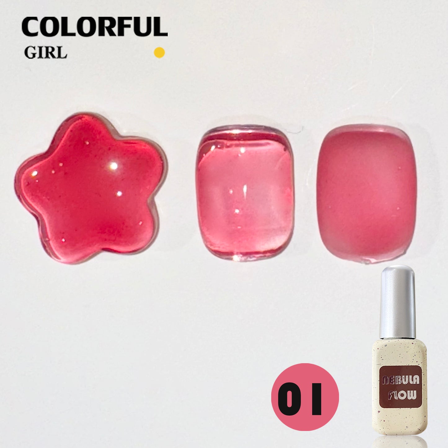 ✨พร้อมส่ง🇹🇭✨ NF-006|เบอร์ 1-12 แบบแยกขวด สีไซรัปแคนดี้NebulNFlow| สีลูกกวาด เนื้อสวยละมุนค่ะ ส่งไว ไม่บางจนเกินไปทาง่ายและสวยมากค่ะ