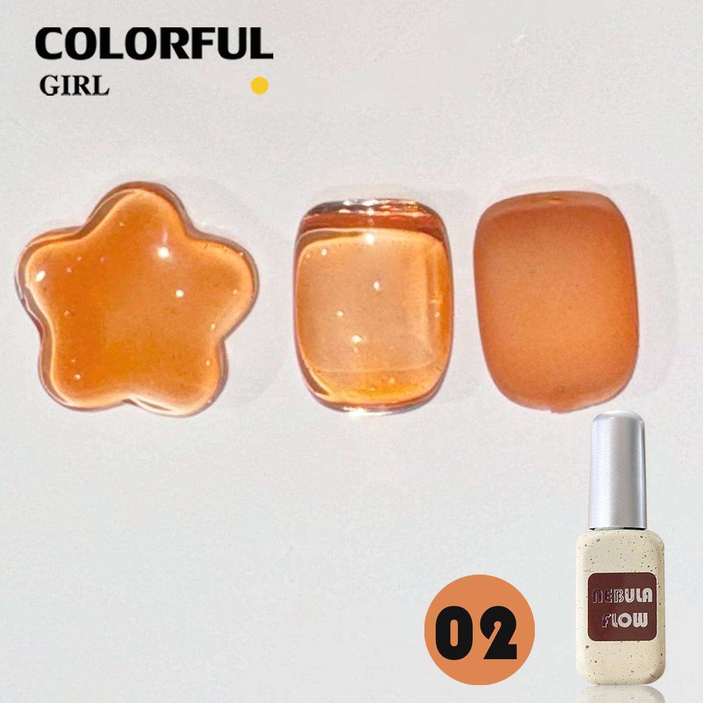 ✨พร้อมส่ง🇹🇭✨ NF-006|เบอร์ 1-12 แบบแยกขวด สีไซรัปแคนดี้NebulNFlow| สีลูกกวาด เนื้อสวยละมุนค่ะ ส่งไว ไม่บางจนเกินไปทาง่ายและสวยมากค่ะ