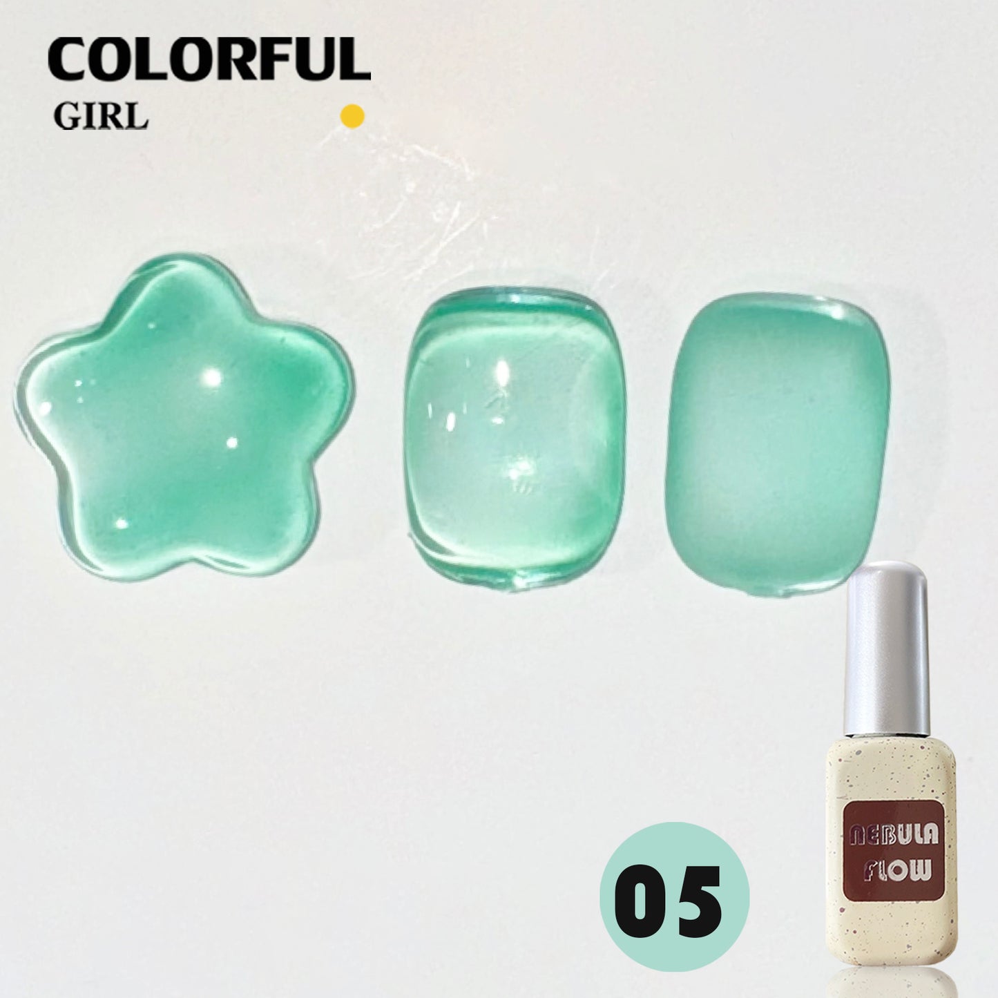 ✨พร้อมส่ง🇹🇭✨ NF-006|เบอร์ 1-12 แบบแยกขวด สีไซรัปแคนดี้NebulNFlow| สีลูกกวาด เนื้อสวยละมุนค่ะ ส่งไว ไม่บางจนเกินไปทาง่ายและสวยมากค่ะ