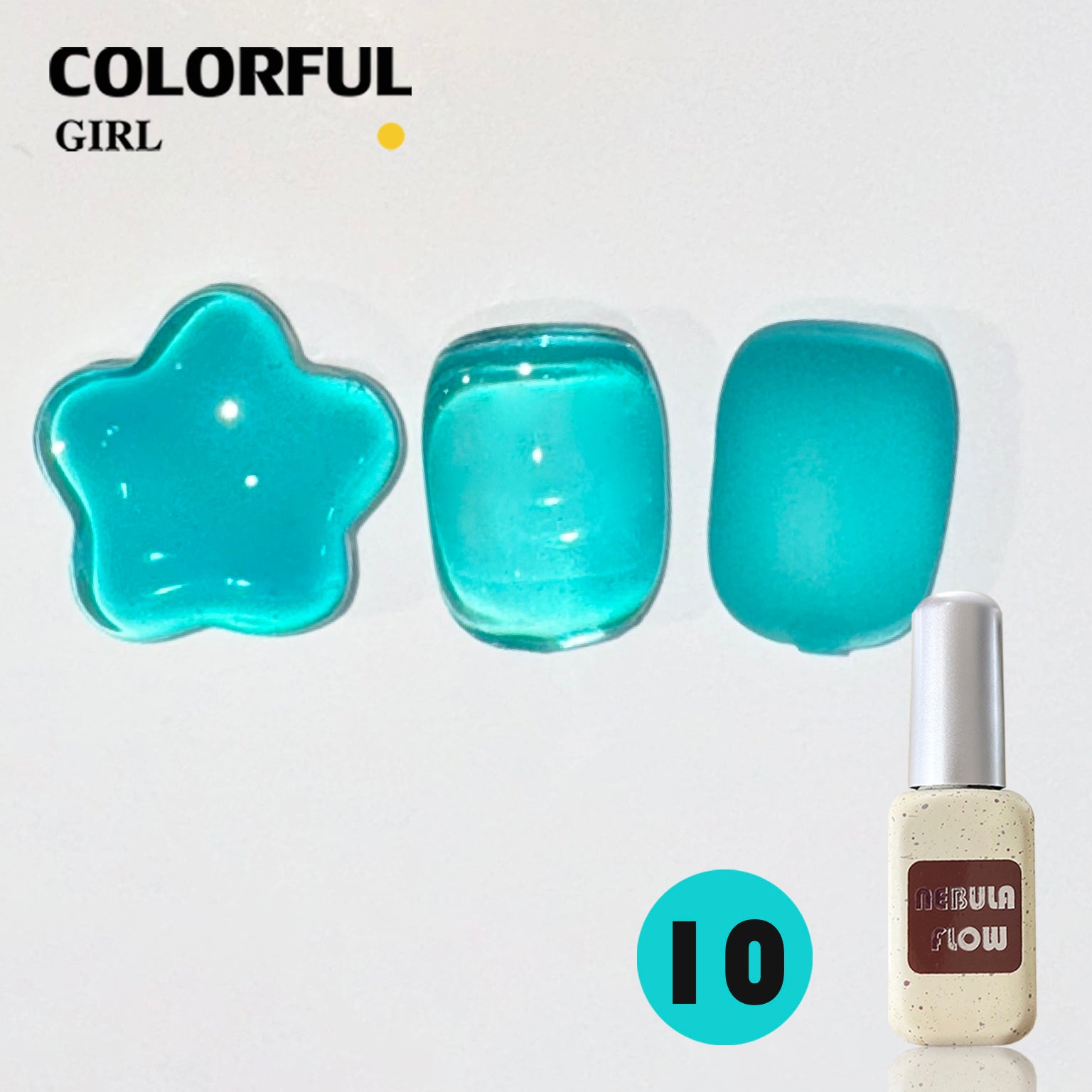 NebulNFlow 12 สี สีไซรัป แบบแยกขวด ｜ สีไซรัป