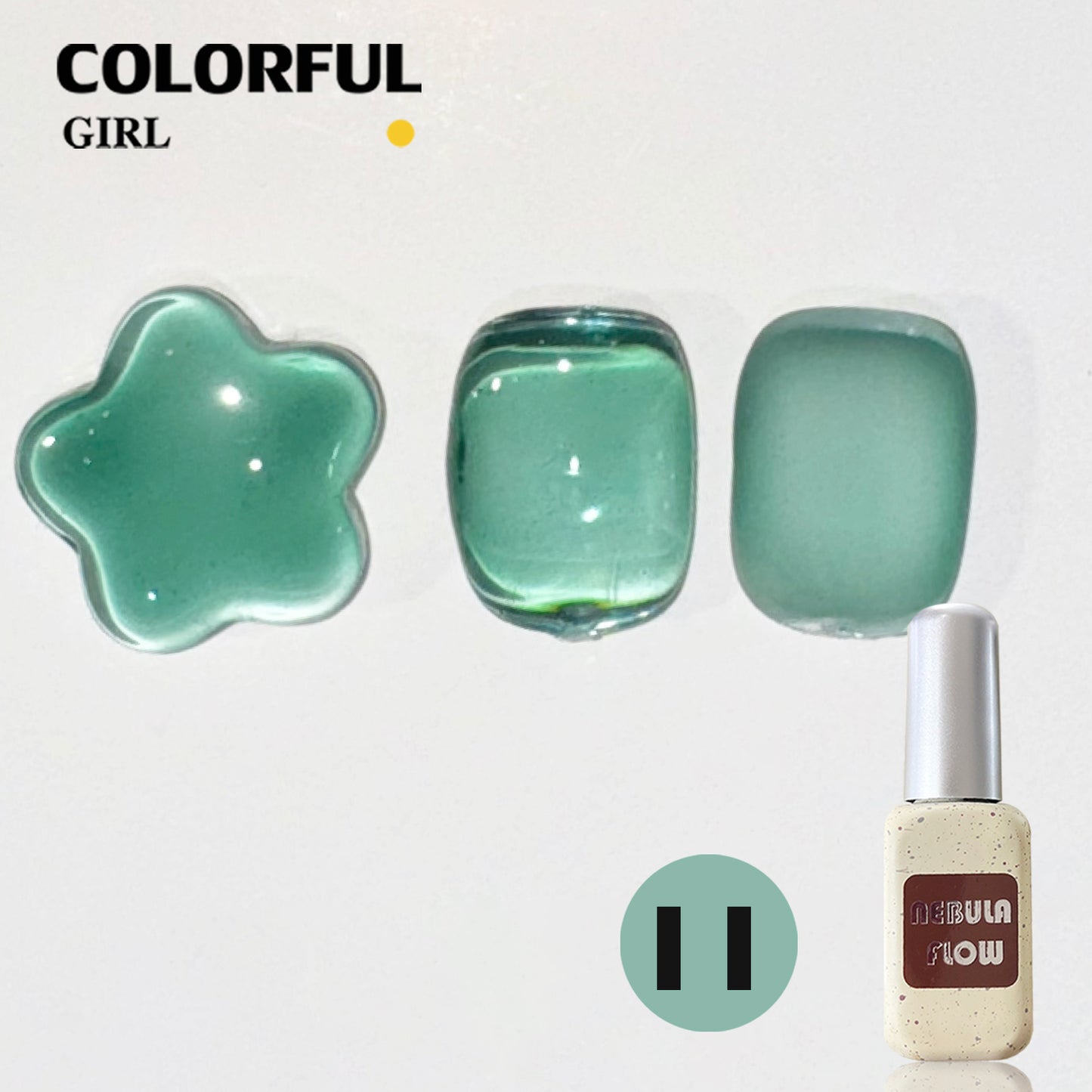 ✨พร้อมส่ง🇹🇭✨ NF-006|เบอร์ 1-12 แบบแยกขวด สีไซรัปแคนดี้NebulNFlow| สีลูกกวาด เนื้อสวยละมุนค่ะ ส่งไว ไม่บางจนเกินไปทาง่ายและสวยมากค่ะ