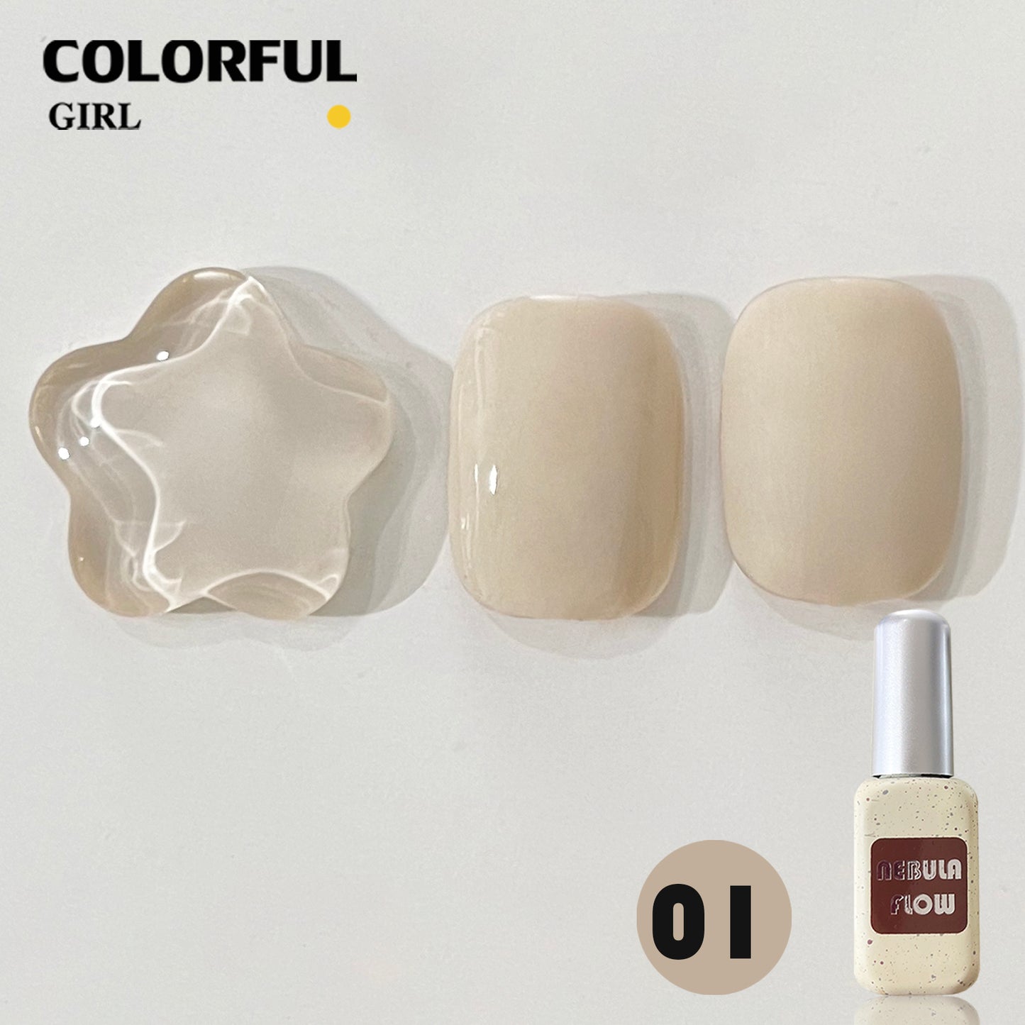 【พร้อมส่ง】 NF-009|12สี แบบแยกขวด สีเจลสีน้ำตาล NebulNFlow|     สีเจลสีพื้น/ สีเจลกลิซเตอร์/สีเจลไซรัป  วิบวับ สวยมาก สีแน่น ต้องอบ