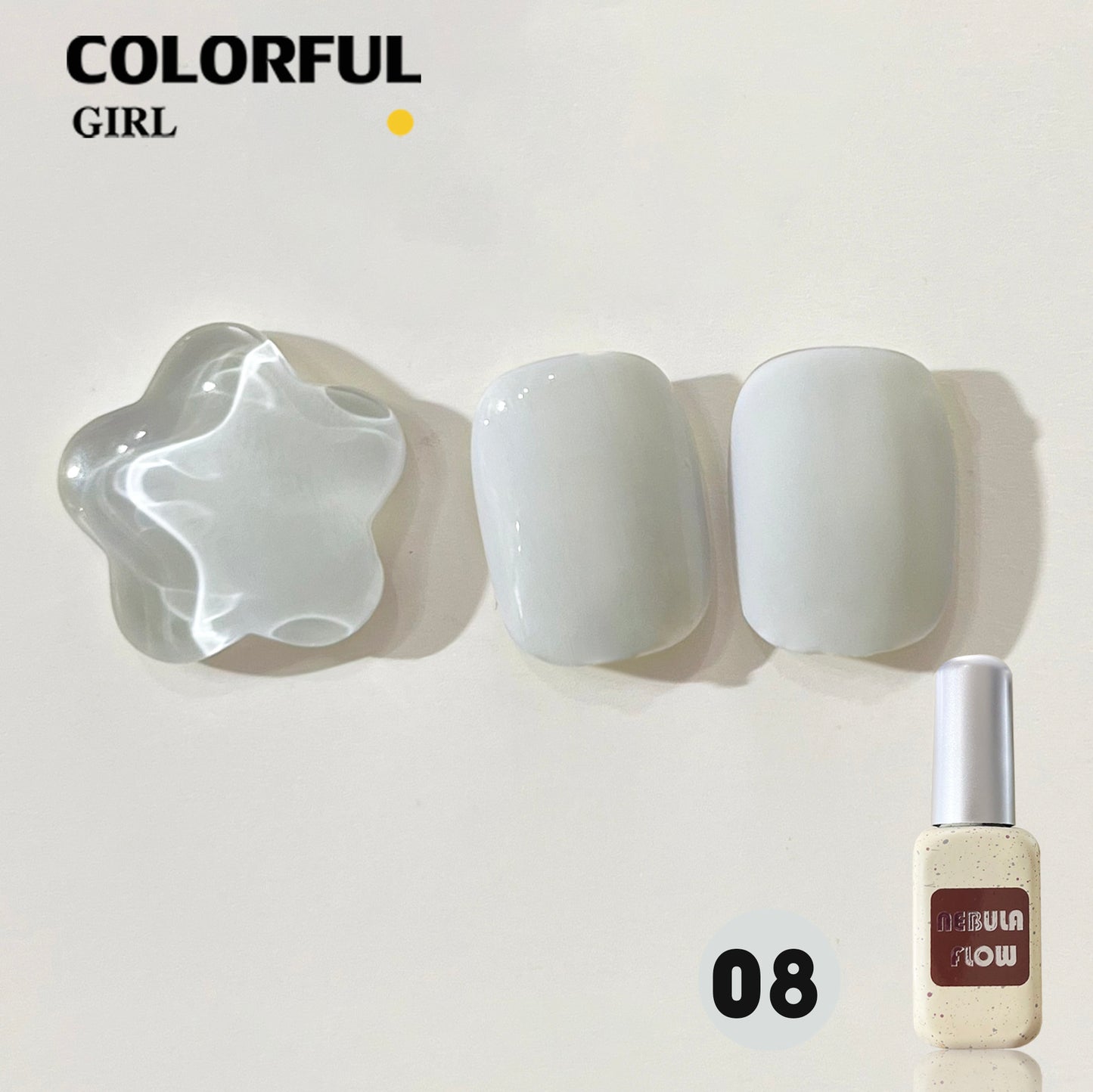 【พร้อมส่ง】NF-011|12สี แบบแยกขวด สีเจลสีน้ำเงิน NebulNFlow｜สีเจลกลิซเตอร์/สีเจลสีพื้น/ สีแน่น วิบวับ สวยมาก ต้องอบ