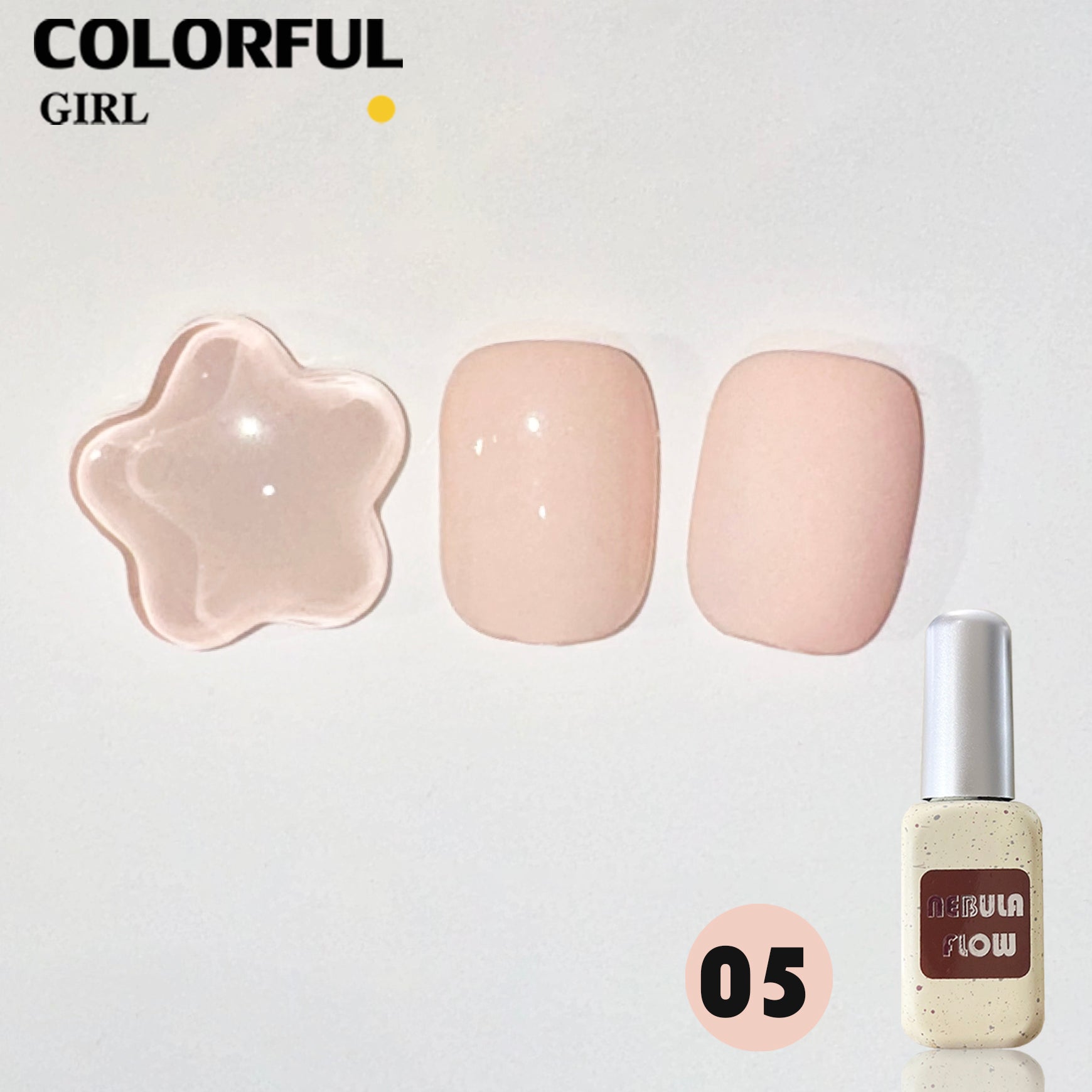 NebulNFlow 12 สี สีพาสเทล แบบแยกขวด ｜ สีพาสเทล