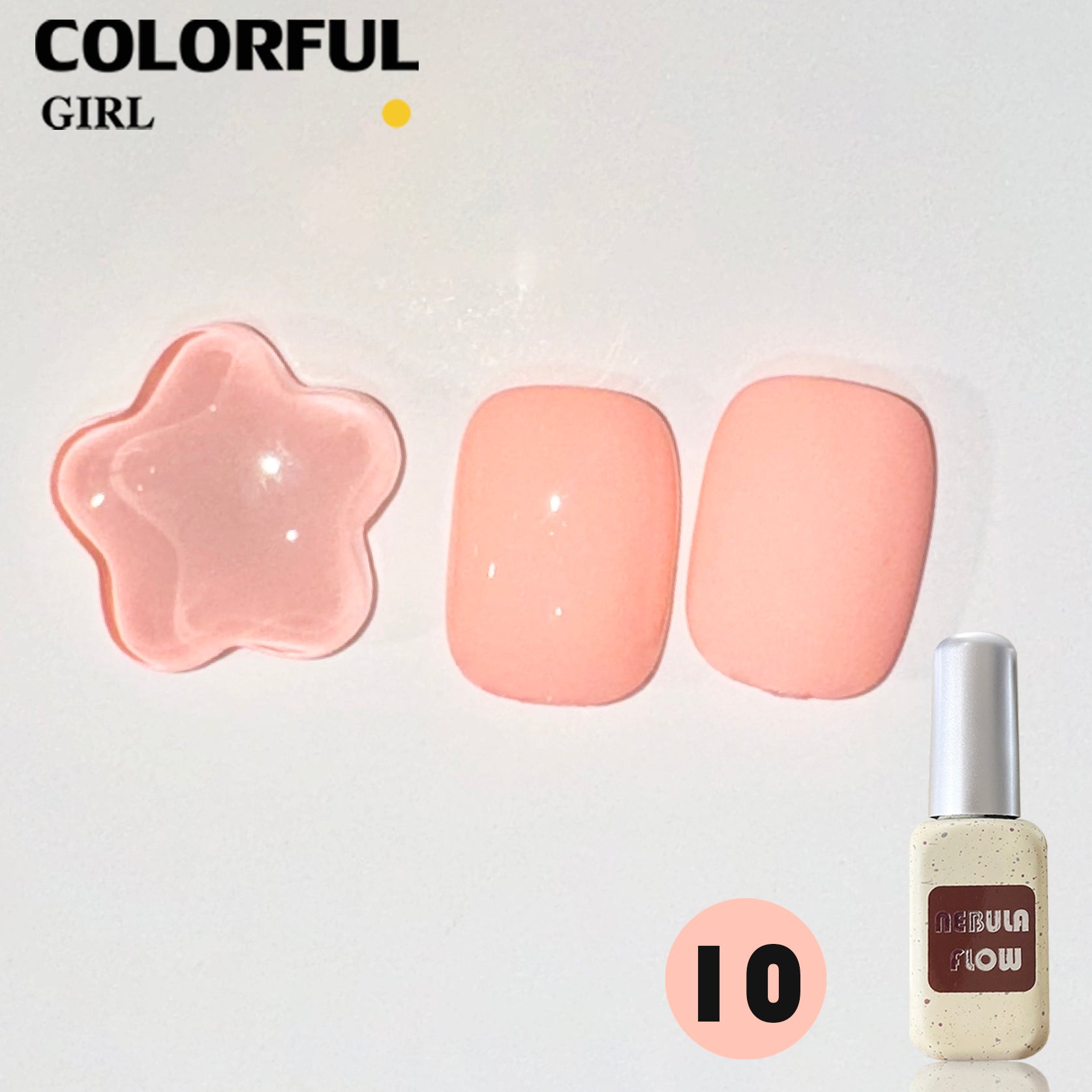 NebulNFlow 12 สี สีพาสเทล แบบแยกขวด ｜ สีพาสเทล
