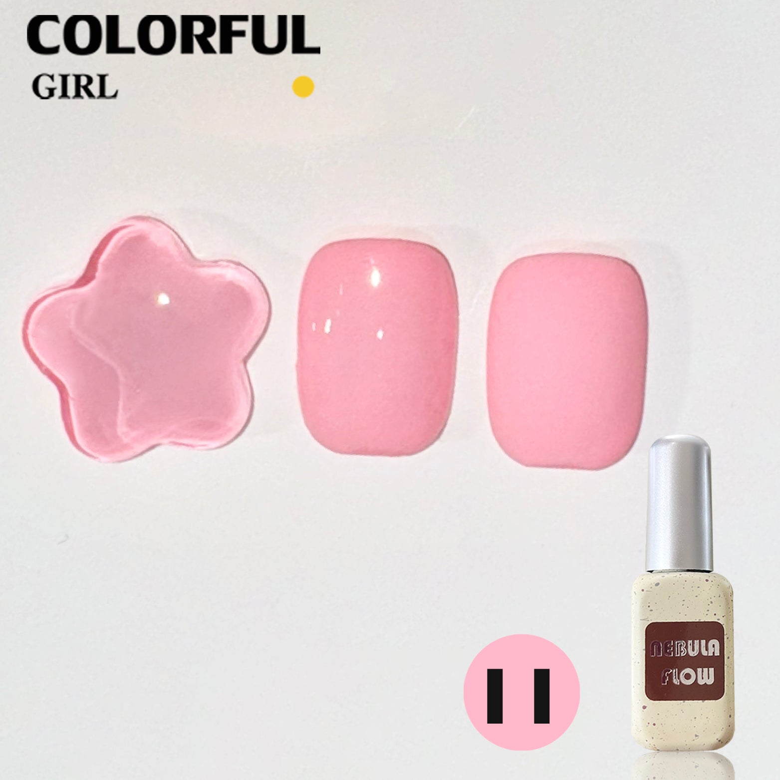 NebulNFlow 12 สี สีพาสเทล แบบแยกขวด ｜ สีพาสเทล