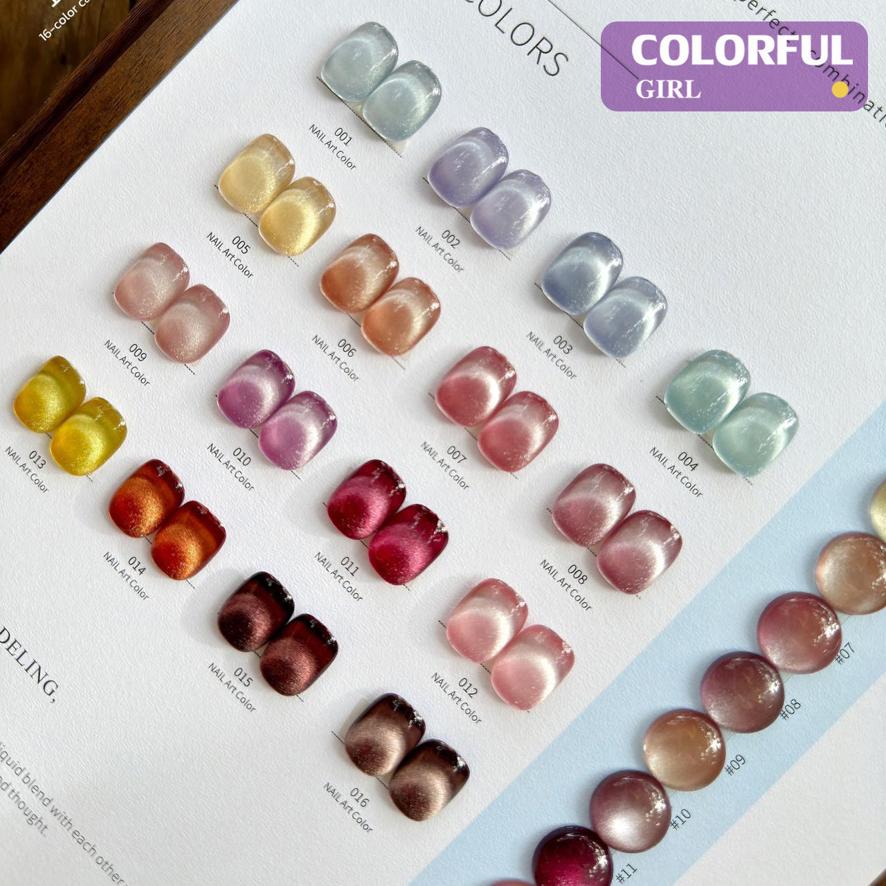 【พร้อมส่ง】SANSU16สี     สีลูกแก้ว ฟรีชาร์ทสี Cat eye   แม่เหล็ก เอฟเฟกต์มันเงามาก  ที่ชาร์จไม้มีสัมผัสที่ดีมาก
