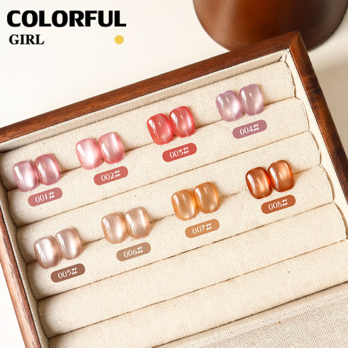 【พร้อมส่ง】16สี เจลหินอ่อนสีรุ้ง   สีเจลแคทอายเนื้อซาติน  สีเจลแคทอาย SANMO สี （ SANMO) สีเจล16สี   แถม ชาร์ทสี