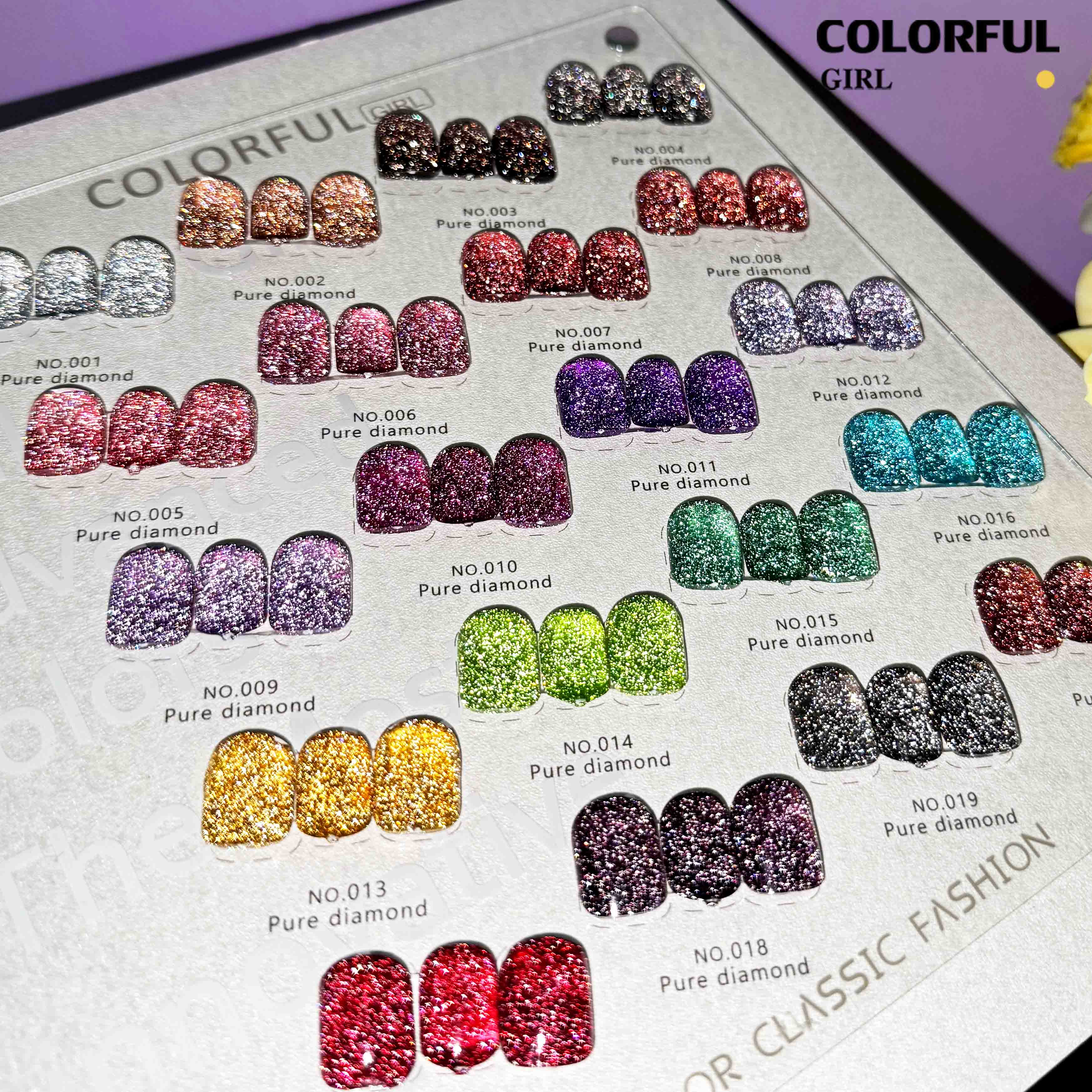 Colorful Girl สีเจลแฟลช 20 สี✨  สีแน่น ติดทนนาน แถมฟรีชาร์ทสี 🎨