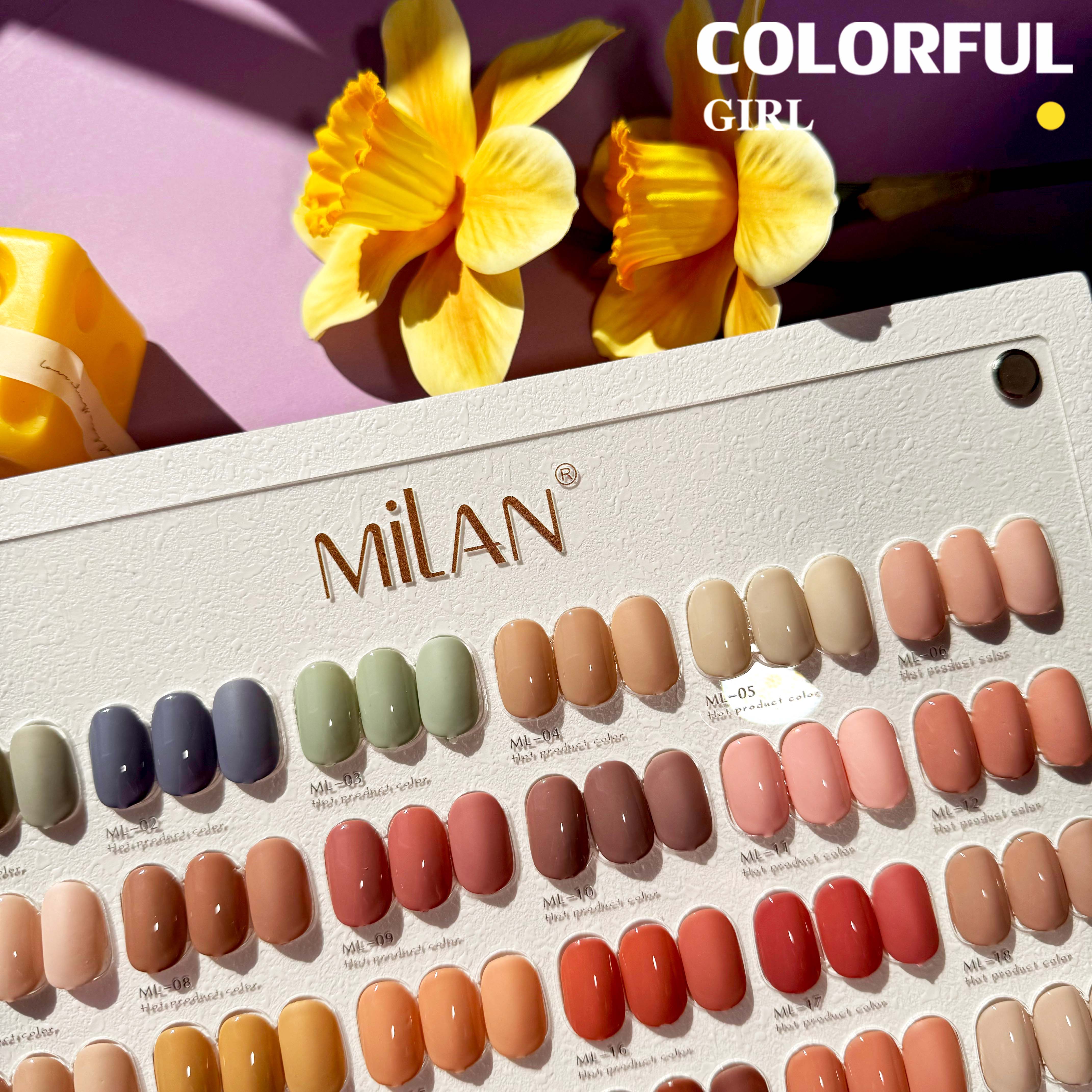 【พร้อมส่ง】 สีทาเล็บเจล （MILAN 30สี) สีเจล Moranti30สี Macaron+แถมชาทสีฟร