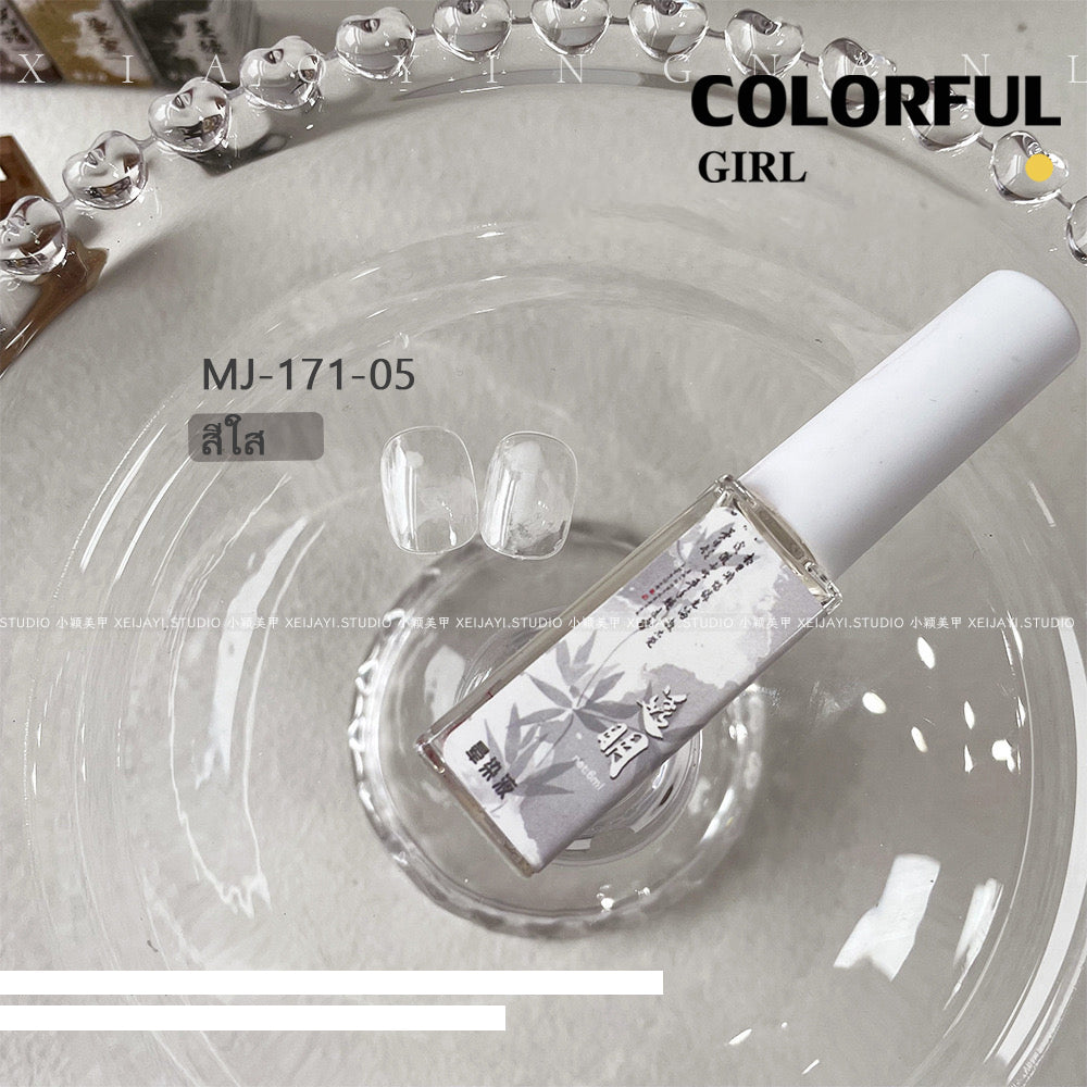 15สี บรรจุแบบแบ่งขวด น้ำยาทำลายหินอ่อน   สีทาเล็บ วาดภาพ Diy ทำลายอาร์ต สีทาเล็บ ใช้เพ้นท์ได้ง่ายและสะดวก สีสวยสดโทนพาสเทล