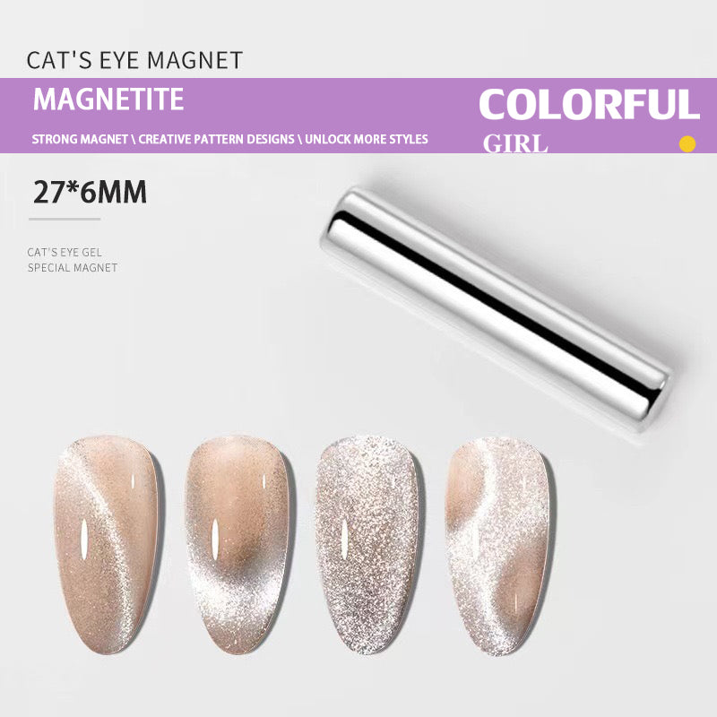 พร้อมส่งแท่งแม่เหล็กดูด 7 ขนาด 1ชิ้น  แม่เหล็กแคทอาย แม่เหล็กดูดสีเล็บเจล แม่เหล็กดูดสีลูกแก้ว ปลายทั้งสองแม่เหล็กดูดสีเจลสี  แรงดูดแม่เหล็กที่ทรงพลังมากค่ะ