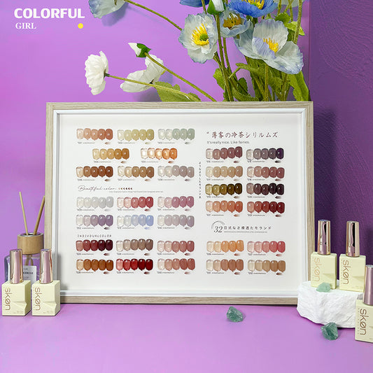【พร้อมส่ง】SUI FENG HE สีเจลไซรัปรุ่นใหม่   32สี ฟรีชุดชาร์จชาร์จ   เนื้อสวยละมุนค่ะ  เจลลี่ไซรัป 32 สี ไม่บางจนเกินไปทาง่ายและสวยมากค่ะ