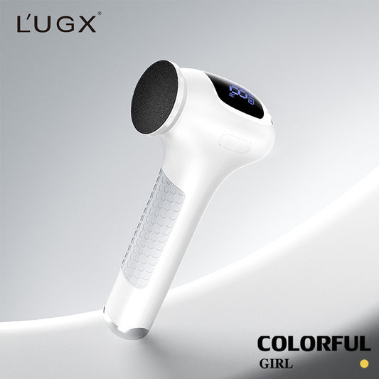 LUGX LG-628 เครื่องขัดเท้าไฟฟ้า ปรับระดับได้ 3 ระดับ ขัดส้นเท้า ผิวด้าน หนังกำพร้า แบต 2500mAh ใช้ได้ 8–10 ชม. เครื่องขัดส้นเท้าไฟฟ้าอัจฉริยะ